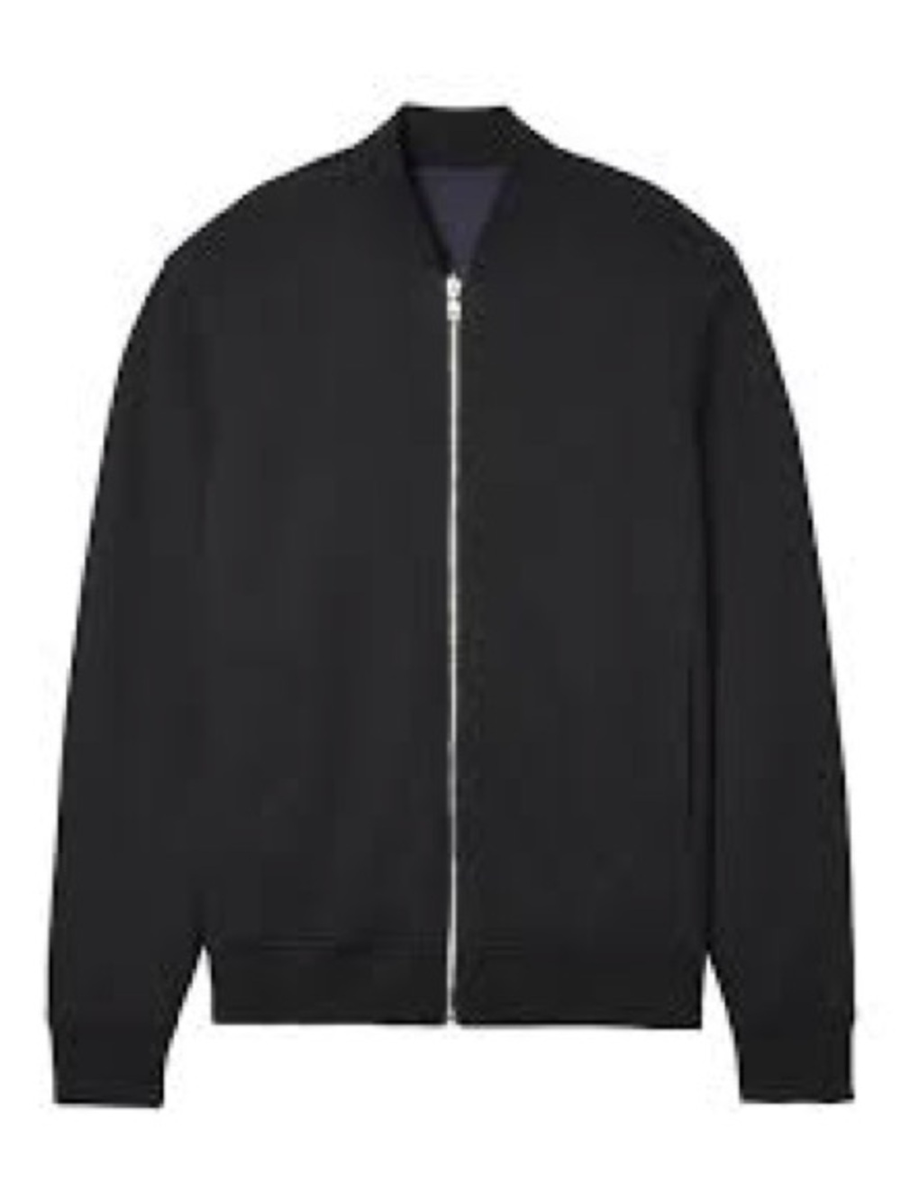 Banana Republic Men's Reversible Luxury Touch Zip-Front Bomber Jacket